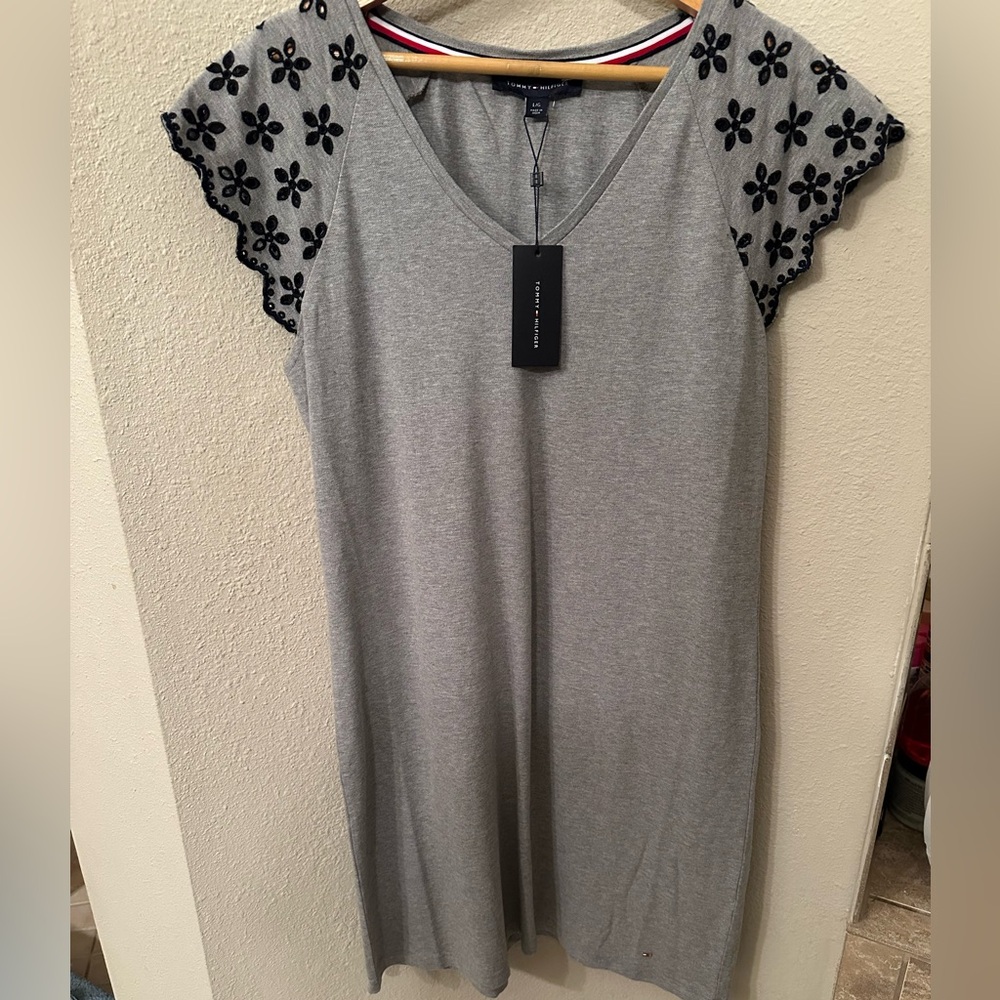 Tommy Hilfiger Gray Mini Dress - Picture 3 of 6